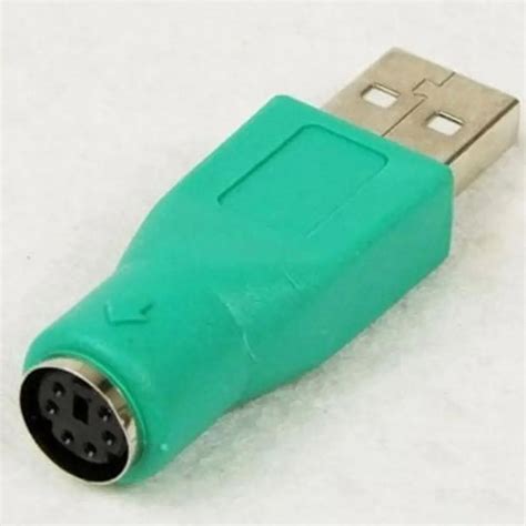 Cewaal New Usb Male To For Ps Female Port Adapter Pc Computer