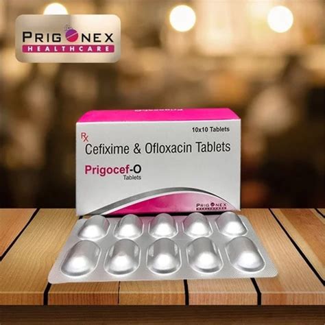 Prigocef O Cefixime Mg Ofloxacin Mg At Rs Box In