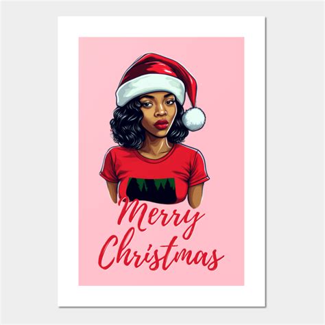 Black Woman Santa Black Mrs Santa Claus African American Santa Merry