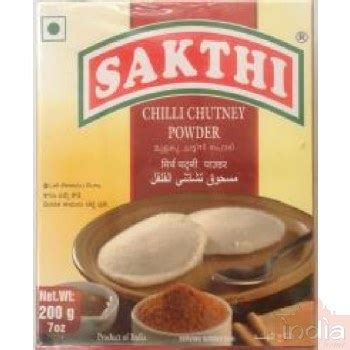 Sakthi Chilli Chutney Powder G Subhlaxmi Grocers