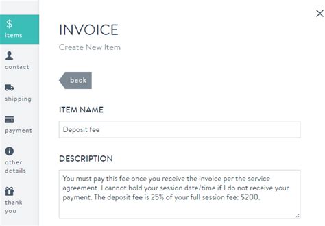 How To Set Up Deposits In An Invoice PhotoBiz Knowledge Base