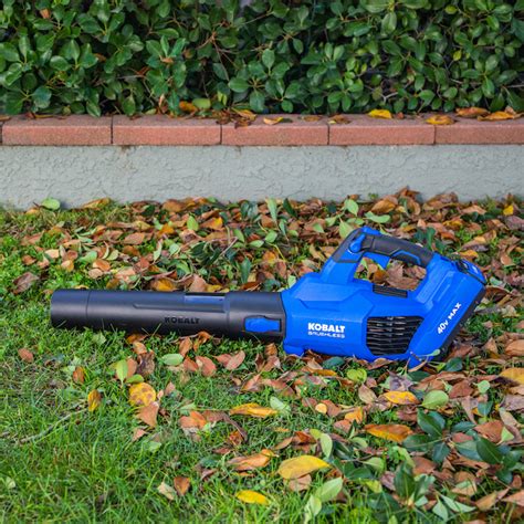 Kobalt 24V Lithium Ion 500 CFM Brushless Cordless Electric Leaf Blower