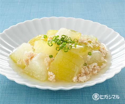 とうがんと鶏ひき肉の煮物のレシピ・作り方｜和食がいっぱい。ヒガシマルレシピ｜【ヒガシマル醤油】