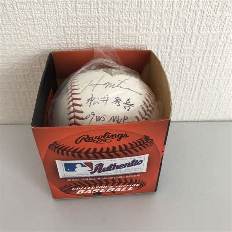 【新品】松井秀喜 メジャーリーガー 直筆サインボール ワールドシリーズ 2009の落札情報詳細 ヤフオク落札価格検索 オークフリー