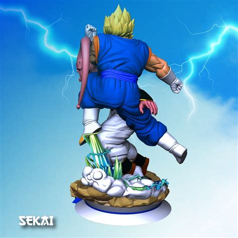 D File Vegito And Super Bu Sculpture Sekai D Models Tested And