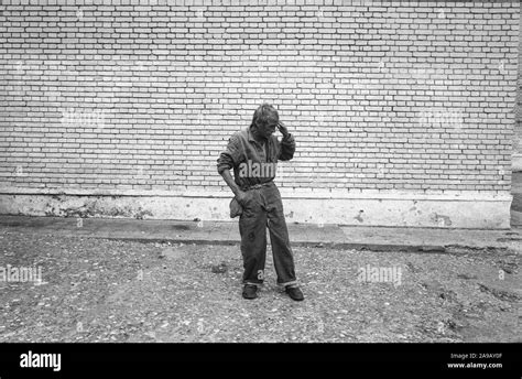 Patients in mental hospital, (Fier ?) , Albania, 1992 Stock Photo - Alamy