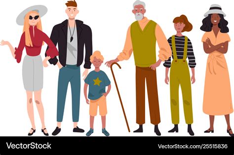 Different Age Groups Of People