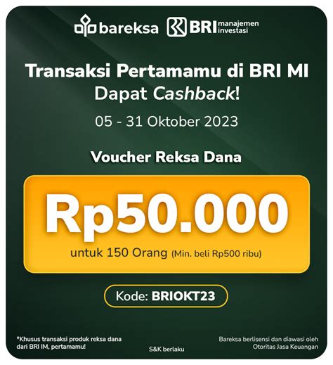 Selamat Ini Pemenang Promo Reksadana Bri Mi Berhadiah Voucher Rp Ribu