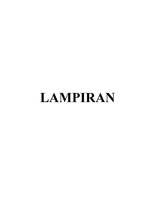 Lampiran Semoga Sukses Lampiran Lampiran Surat Permohonan Ijin