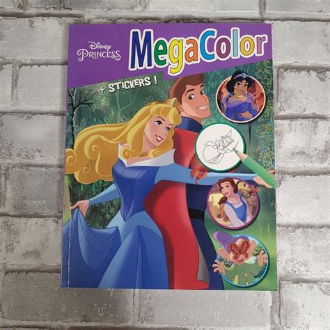 Megacolor Kleurboek Princess Met Stickers Bol