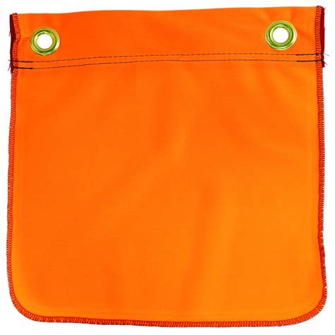 12 Flo Orange Flag With Grommet