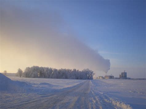 Albert City Ia Early Morning Johnson Farm And Valero Plant Photo