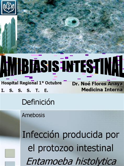 Amibiasis Intestinal Pdf Especialidades Medicas Medicina Clinica