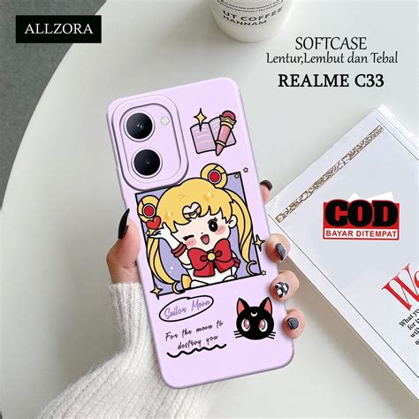 Jual MAKMUR Case Realme C33 Terbaru Fashion Case KARTUN Casing Hp