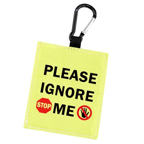 Amazon.com: Please Ignore Me Alert Hanging Patch Caution Stop Dog Alert