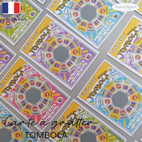 Tombola à Gratter Personnalisée Mariage Tickets Carte Jeu A Etsy France