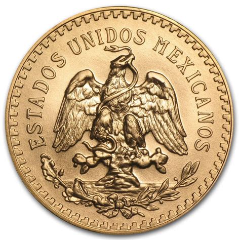 Mexican Gold 50 Pesos Coin - 1947 - Royal Bull