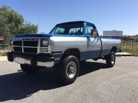 1st First Gen Generation 12v Cummins Diesel Dodge Ram W250 Manual 4x4