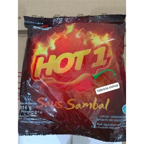 Jual Saos Sambel Hot Sachet Sachet Gram Shopee Indonesia