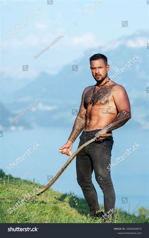 Sexy Naked Man Nude Muscular Body Stock Photo 2564320673 Shutterstock