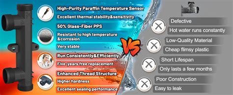 WP Sensor Valve Kit Fit For Watts Premier Grundfos Up Comfort Instant Hot