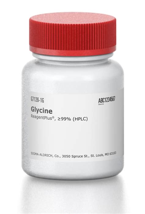 Glycine Reagentplus H G Kg Sigma Aldrich Sls