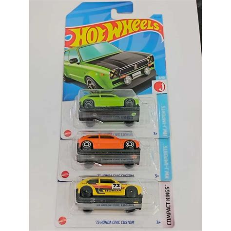Hot Wheels 73 Honda Civic Custom Shopee Malaysia