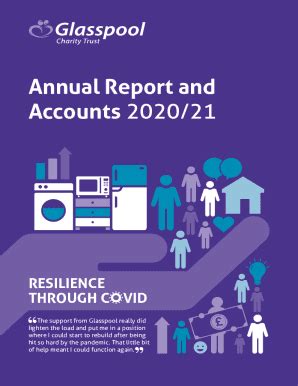 Fillable Online Annual Report And Accounts Glasspool Charity