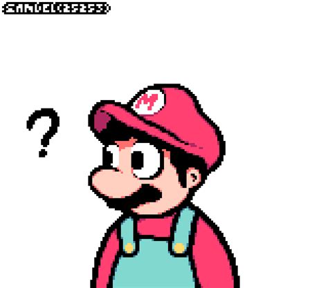 Super Mario Bros A Confused Mario By Sharfav3in On Deviantart