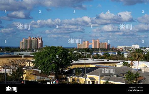 The cityscape shot of the Nassau city the capital of the Bahamas Stock ...