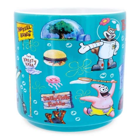 Spongebob Squarepants Bikini Bottom Ceramic Mug Holds Ounces To Kroger