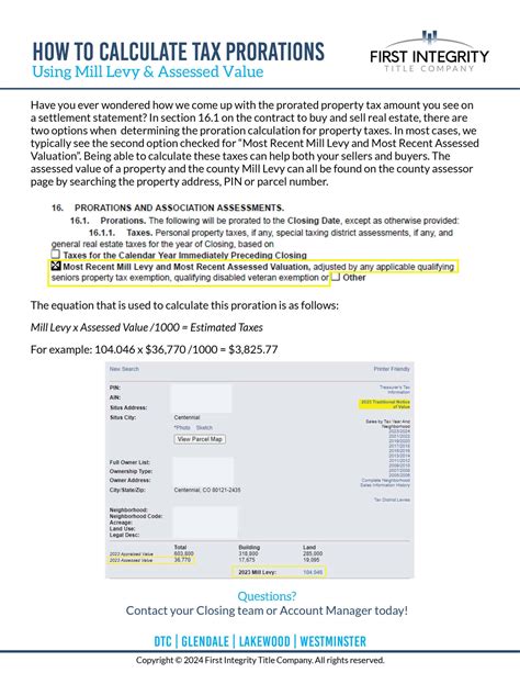 New tax laws will soon change how we calculate prorations