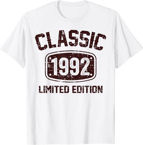 32 Years Old Classic 1992 Limited Edition 32th Birthday T Shirt