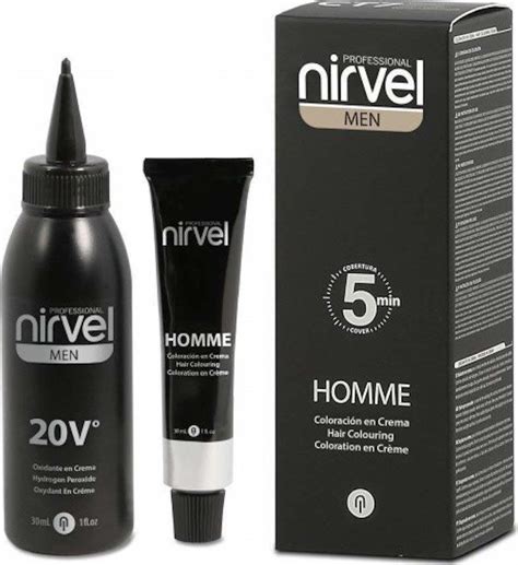 Nirvel Men Hair Coloring Cream G3 Dark Grey 30ml - Skroutz.gr