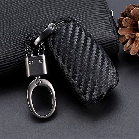 Royalfox Tm Luxury Botones Soft Carbon Fiber Flip Remote Key F