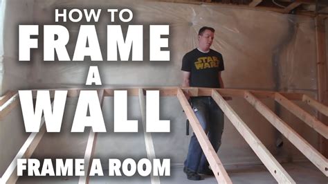 How To Frame Part 1 Framing A Wall Youtube