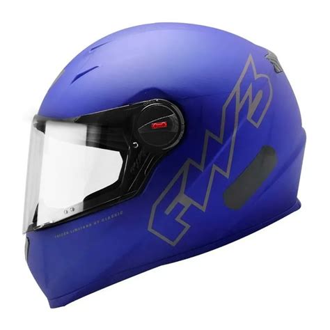 Capacete Fw Gt Classic Fosco Motomaxx Pe As Equipamentos E