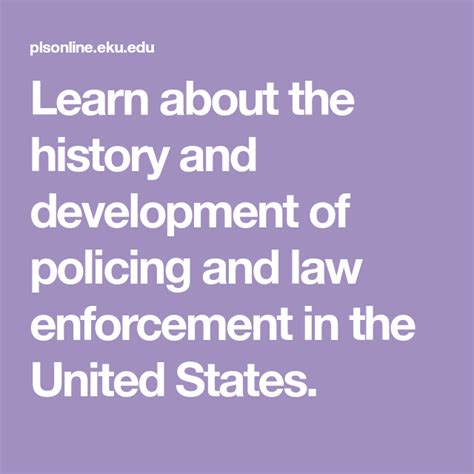 The History Of Policing In The United States Part 1 Artofit