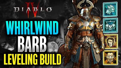 Diablo 4 OP Whirlwind Barbarian Build Guide Level 1 50 Best Barb