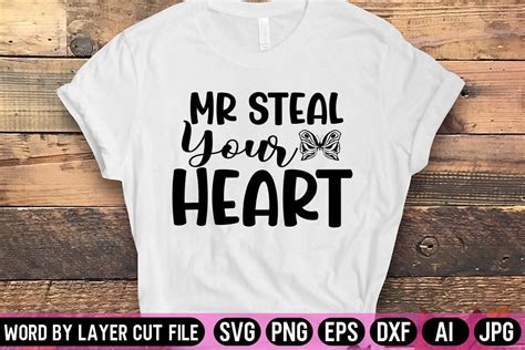 Mr Steal Your Heart Svg Design Graphic By Fancy Svg · Creative Fabrica