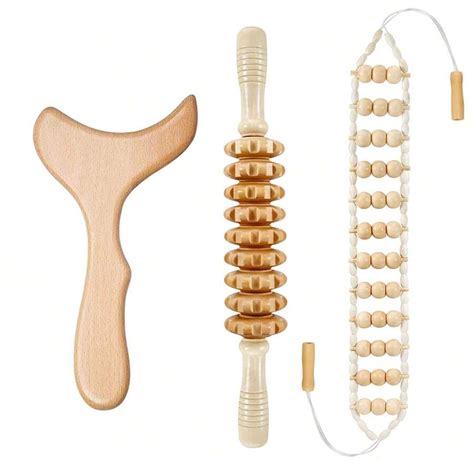 Outils De Massage De Thérapie En Bois Kit De Maderoterapia Kit Doutils