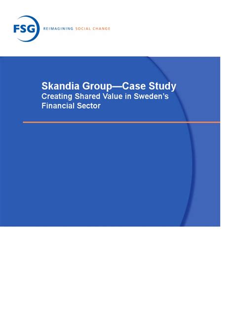 Skandia Case Study | PDF | Saving | Insurance