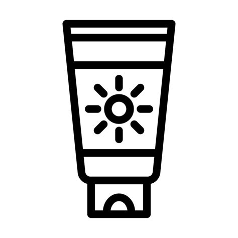 Sunscreen Icon Design 12710589 Vector Art At Vecteezy