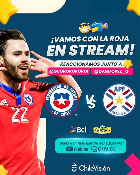 Chilevisión on Twitter JUNTOS CON LA ROJA Chile se enfrentará