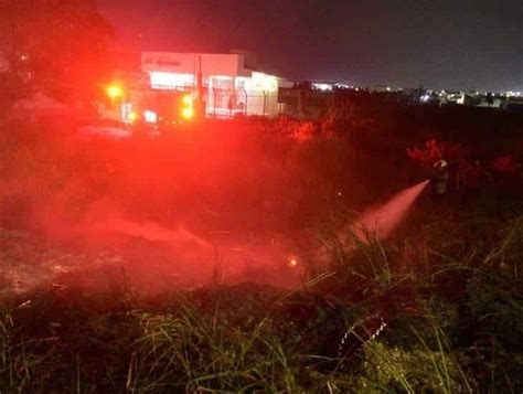 Incendio De Pastizal En Coatzacoalcos Provocado Por Altas Temperaturas