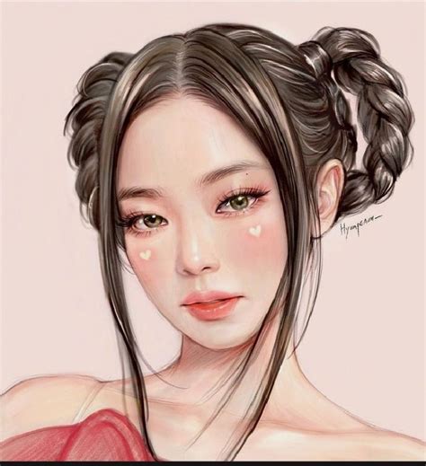 Jennie | Anime, Anime version, Graphic design collection