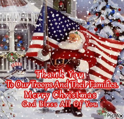 Thank You To Our Troops And Their Families Merry Christmas Pictures