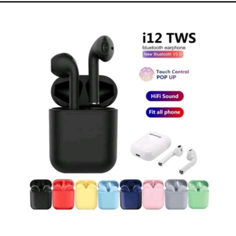 Fone I12 Tws Bluetooth 50 Shopee Brasil