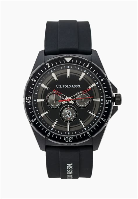 Часы U.S. Polo Assn. USPA4000-03, цвет: черный, RTLACH362501 — купить в ...