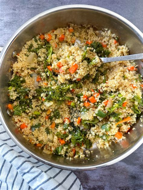 Vegan Quinoa And Vegetable Stir Fry Healthier Steps